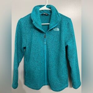 The North Face Crescent Sunset Turquoise Jacket - Girls Large (14/16)